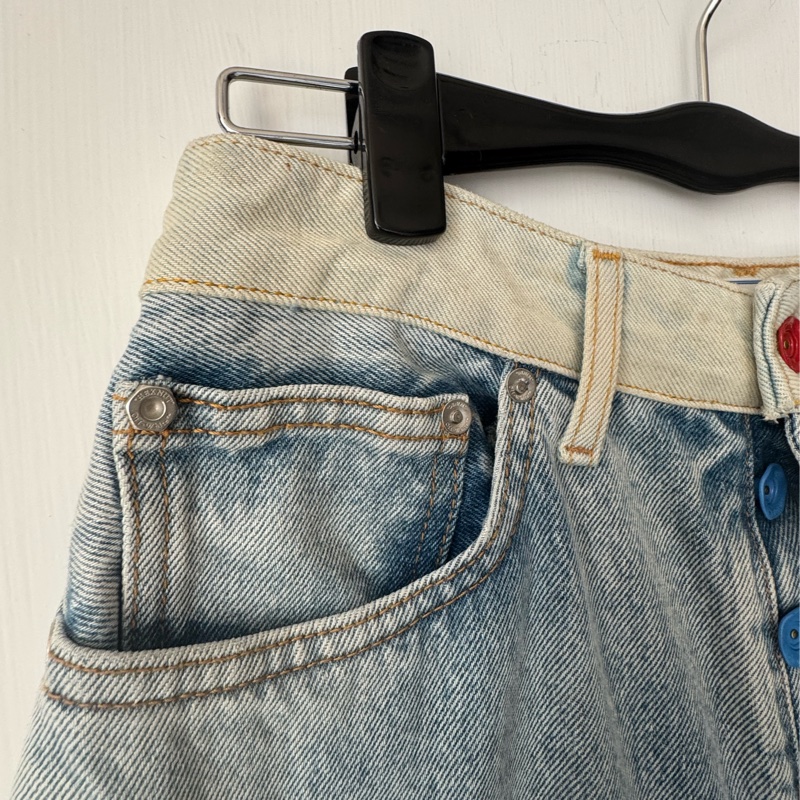 off white淺色牛仔褲28號👖-4