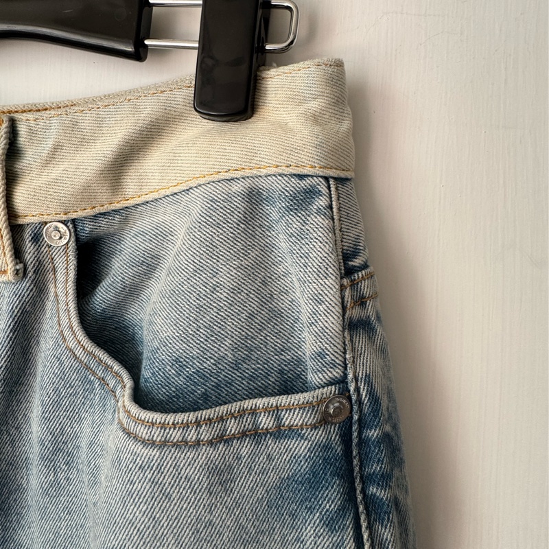 off white淺色牛仔褲28號👖-5