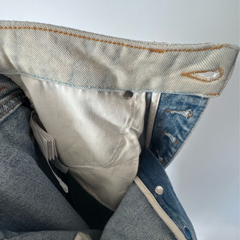 off white淺色牛仔褲28號👖-13