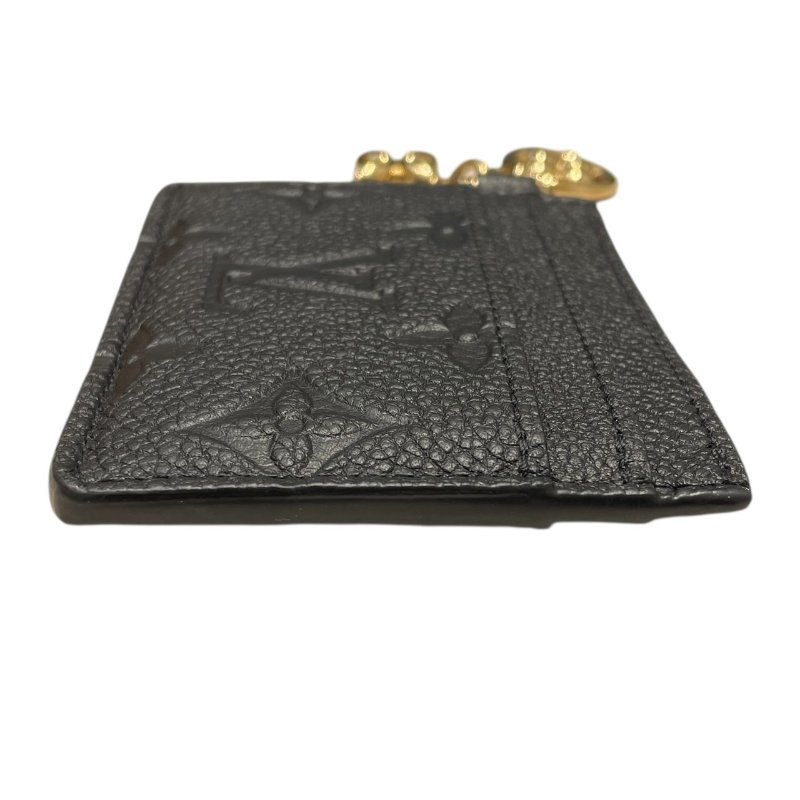 LOUIS VUITTON 路易威登 M82132 LV CHARMS 卡夾 老花壓紋皮革 黑色 金-3