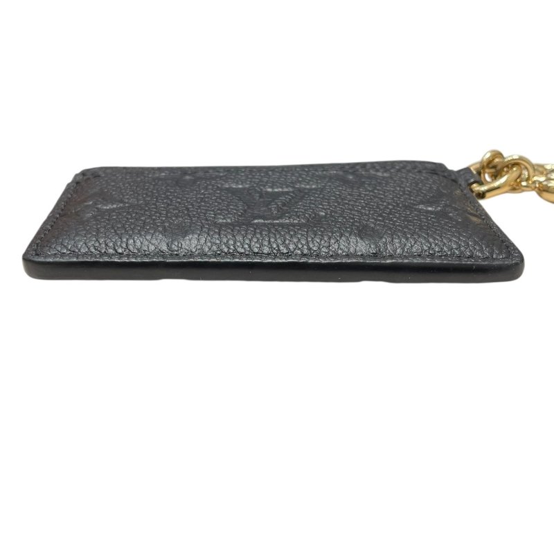 LOUIS VUITTON 路易威登 M82132 LV CHARMS 卡夾 老花壓紋皮革 黑色 金-4