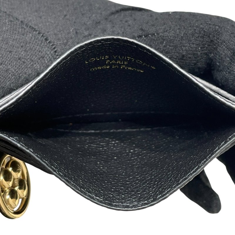 LOUIS VUITTON 路易威登 M82132 LV CHARMS 卡夾 老花壓紋皮革 黑色 金-10
