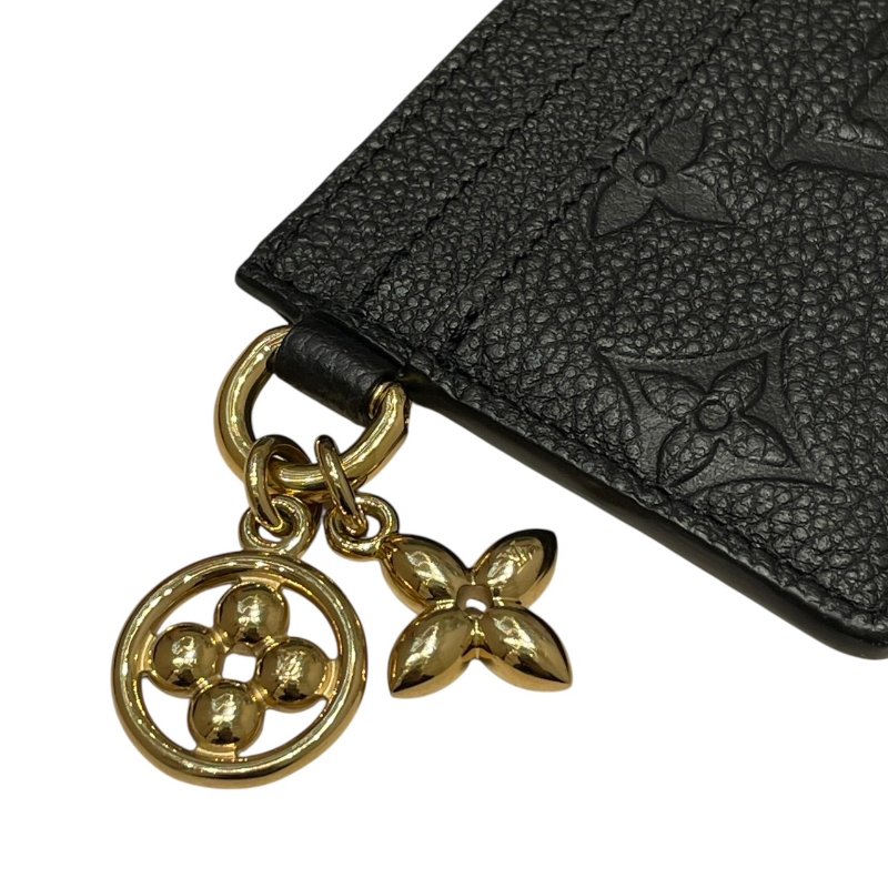 LOUIS VUITTON 路易威登 M82132 LV CHARMS 卡夾 老花壓紋皮革 黑色 金-11