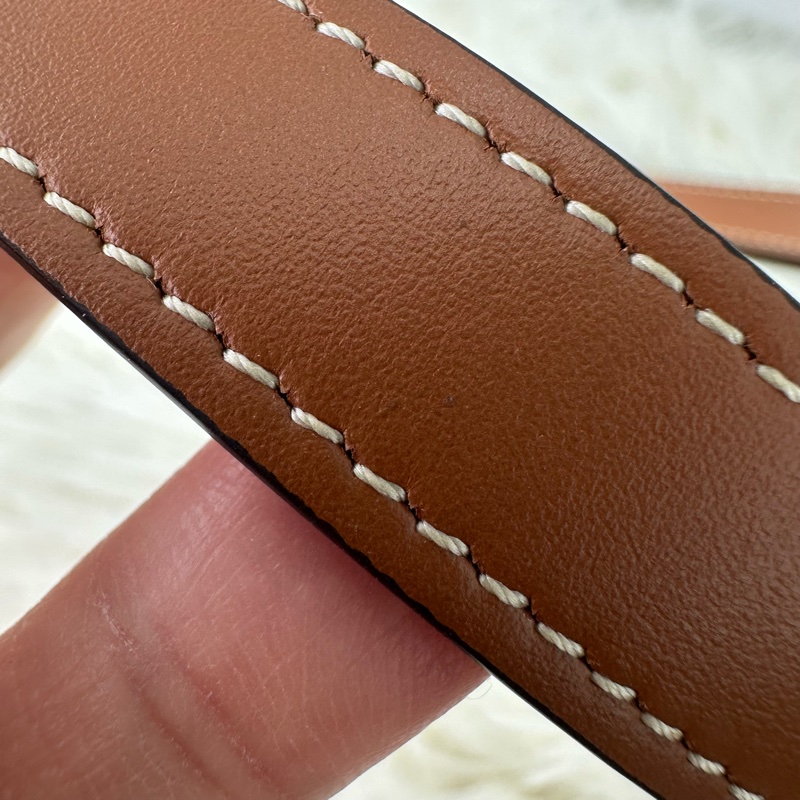 CELINE Triomphe Folco 啡色馬鞍包-9