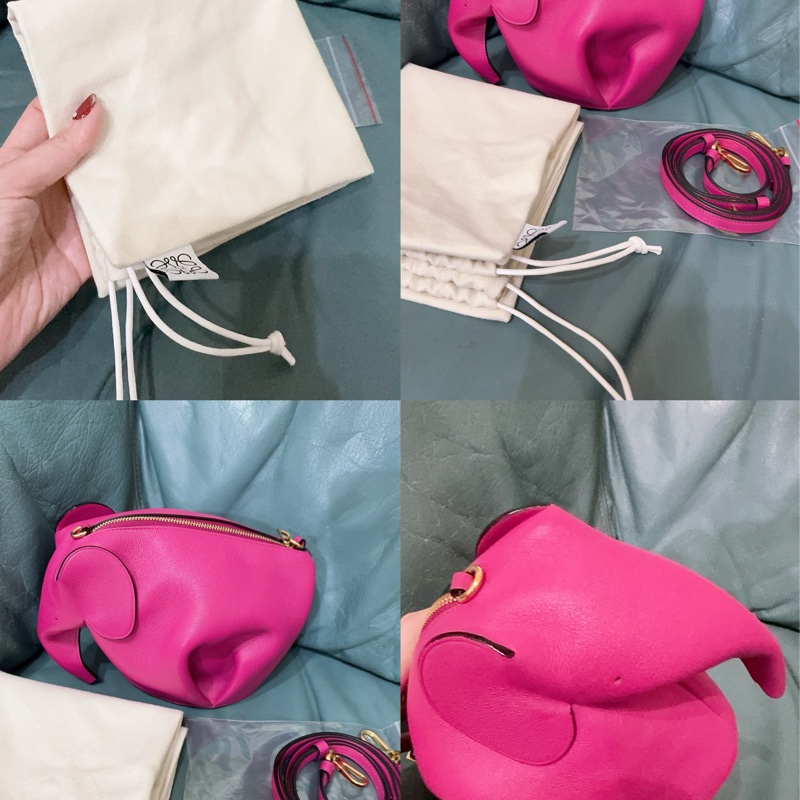 全新LOEWE 經典Elephant 斜背小包-1