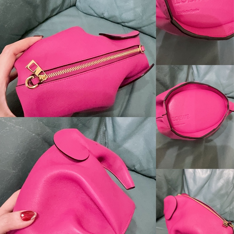 全新LOEWE 經典Elephant 斜背小包-2