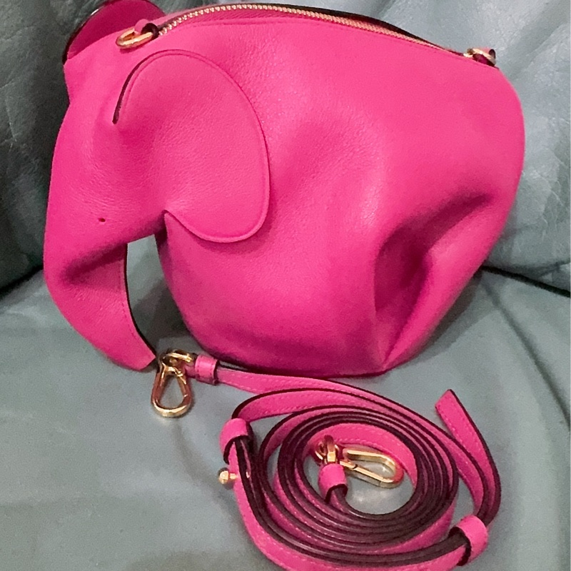 全新LOEWE 經典Elephant 斜背小包-25