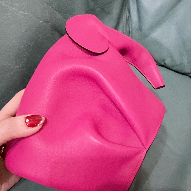 全新LOEWE 經典Elephant 斜背小包-31