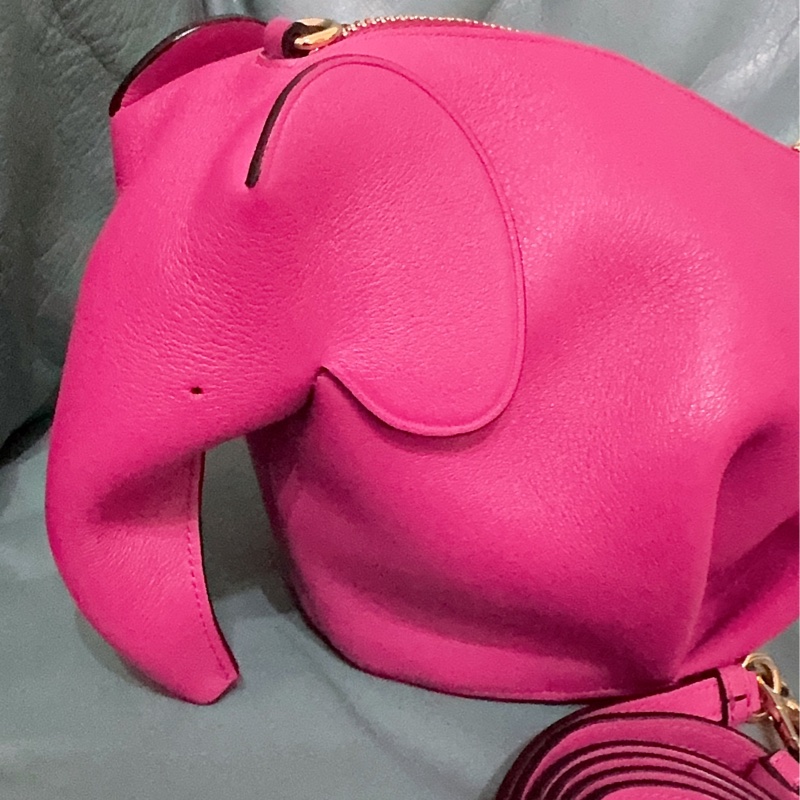 全新LOEWE 經典Elephant 斜背小包-44