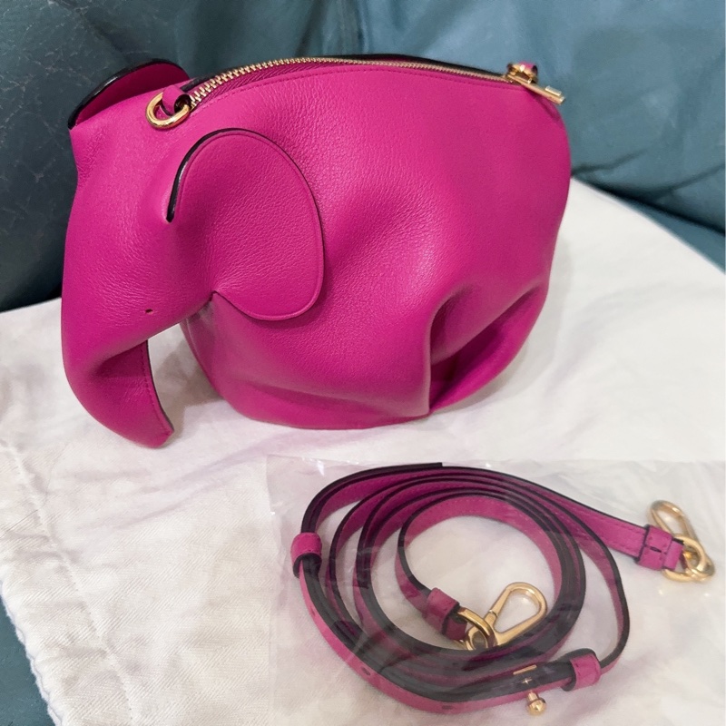 全新LOEWE 經典Elephant 斜背小包-51