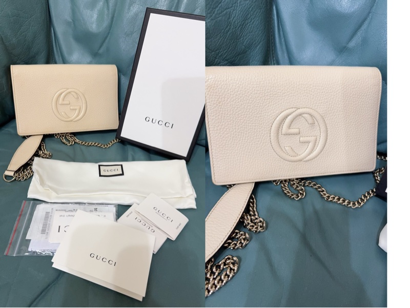 Gucci soho米白色WOC包-0