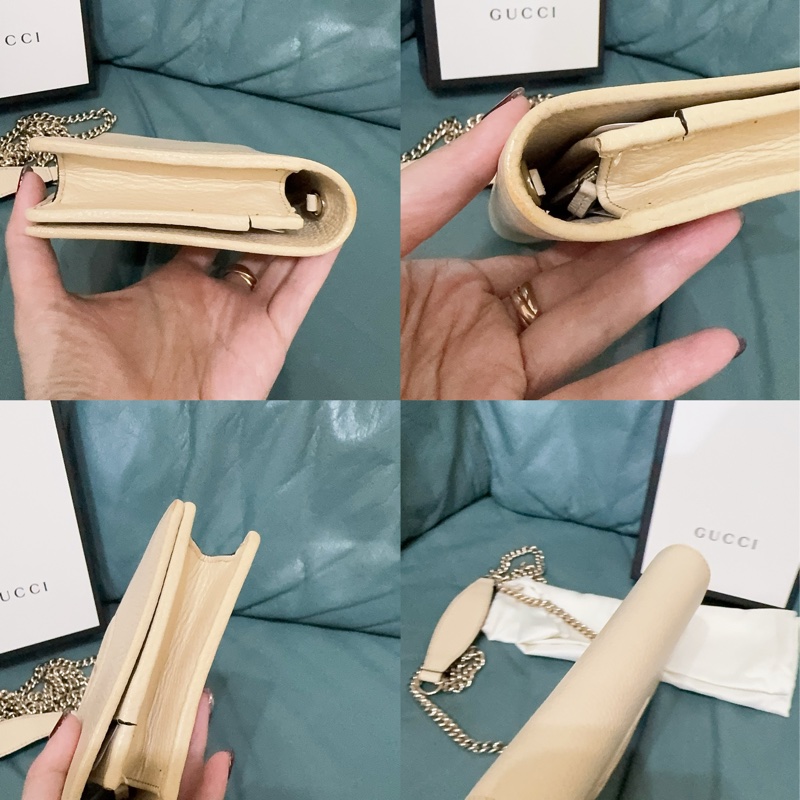 Gucci soho米白色WOC包-2