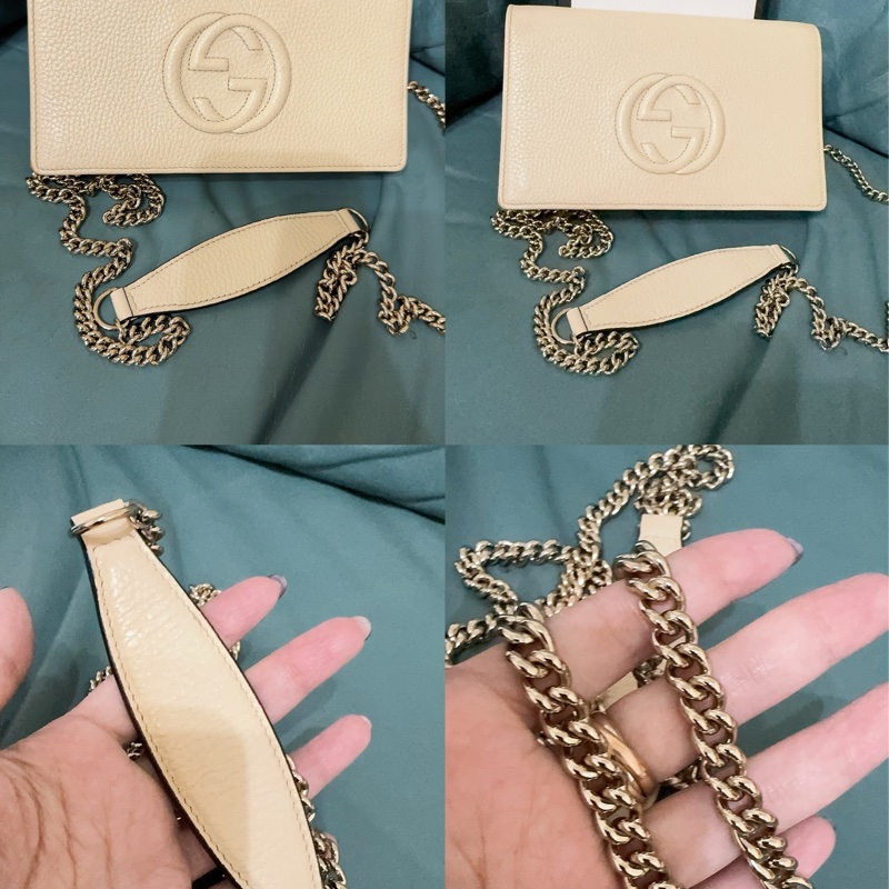 Gucci soho米白色WOC包-4