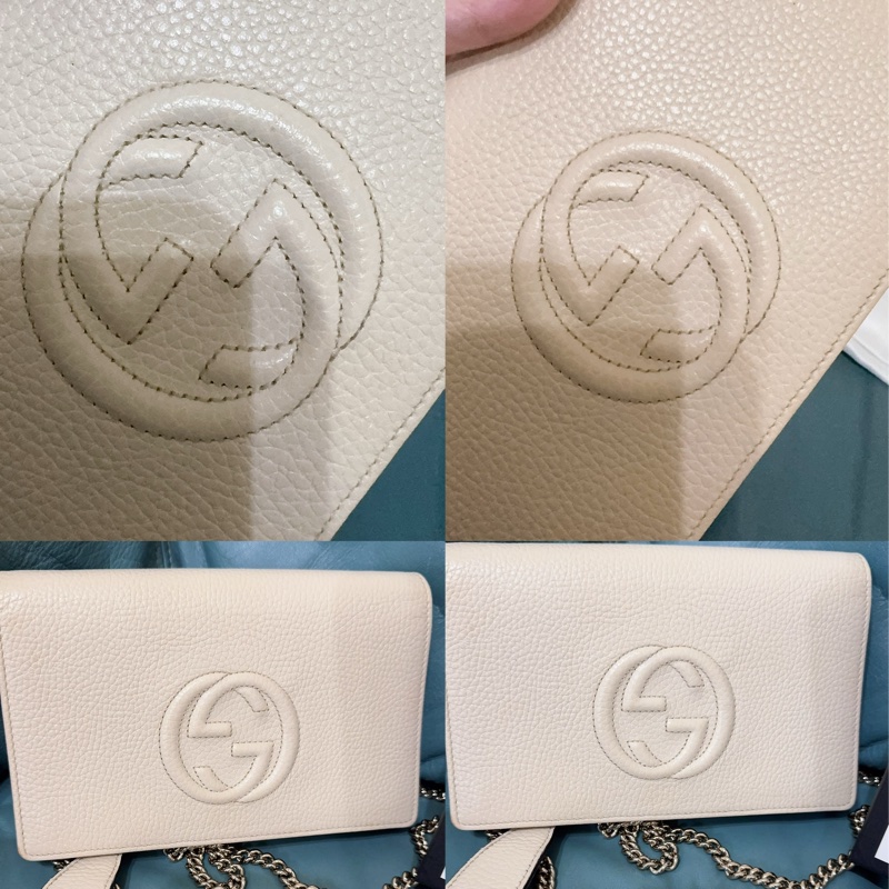Gucci soho米白色WOC包-5