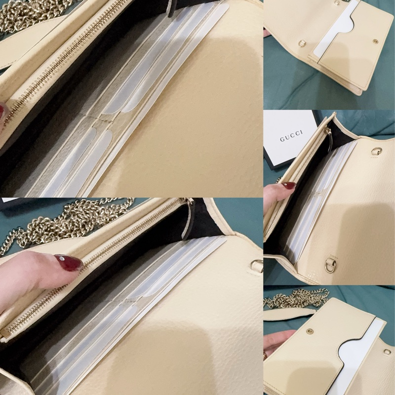 Gucci soho米白色WOC包-7
