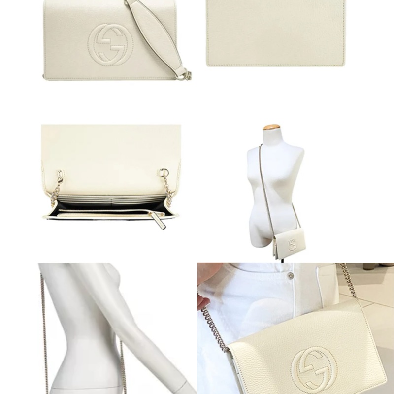 Gucci soho米白色WOC包-10