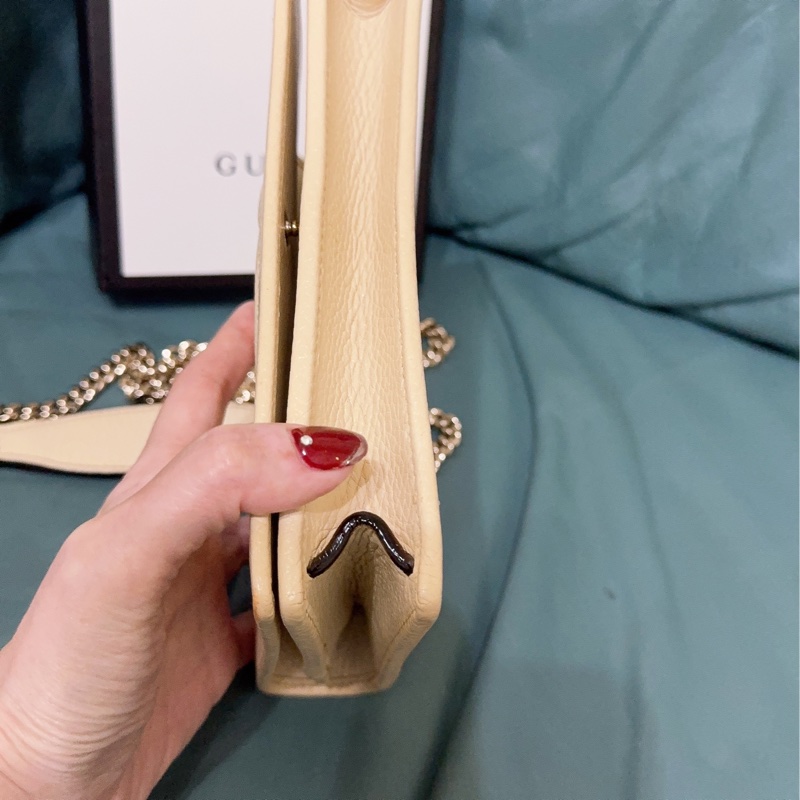 Gucci soho米白色WOC包-20