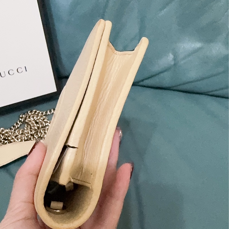 Gucci soho米白色WOC包-23
