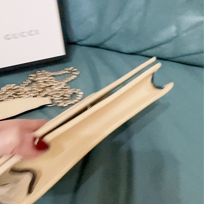 Gucci soho米白色WOC包-27