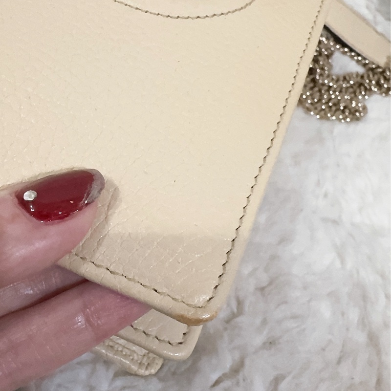 Gucci soho米白色WOC包-29