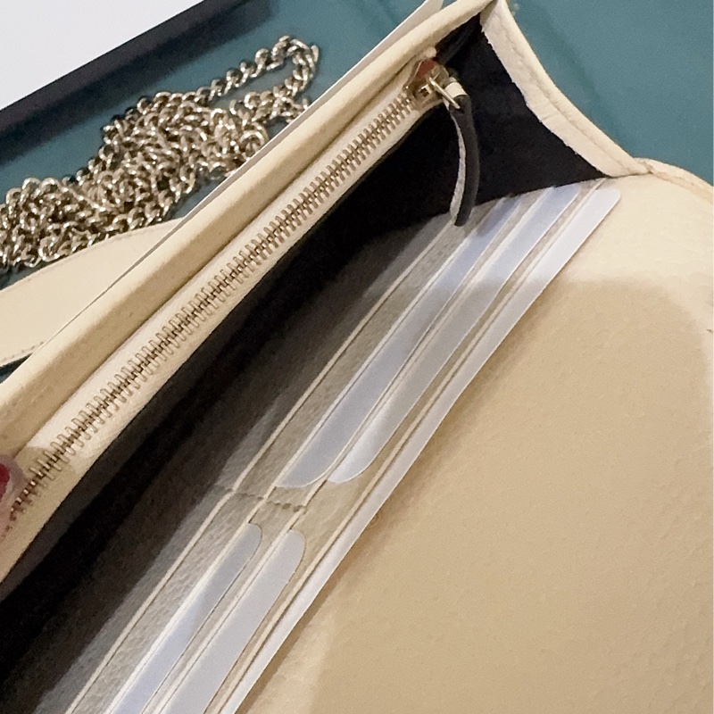 Gucci soho米白色WOC包-39