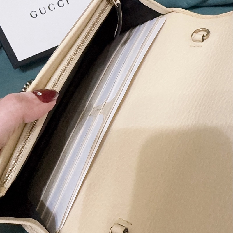 Gucci soho米白色WOC包-44