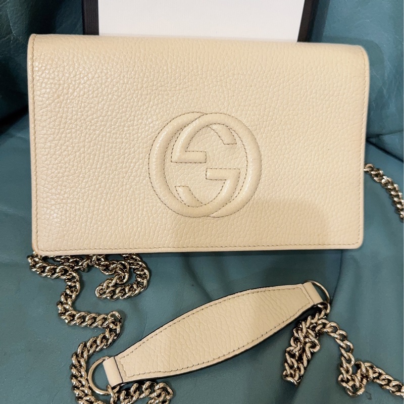 Gucci soho米白色WOC包-50