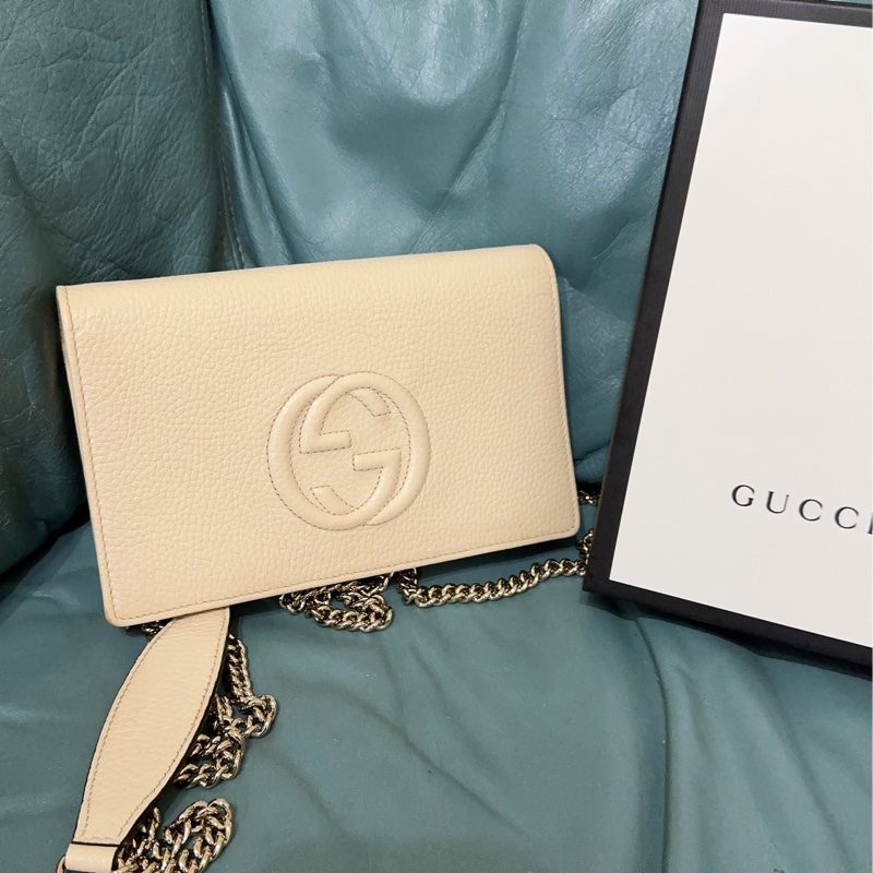 Gucci soho米白色WOC包-53