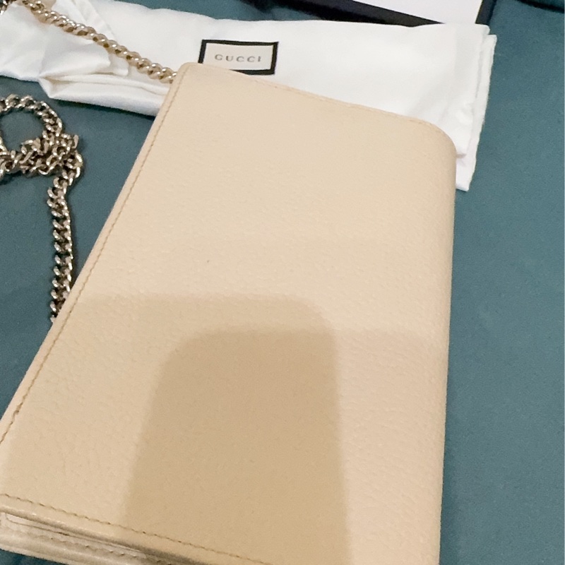 Gucci soho米白色WOC包-61