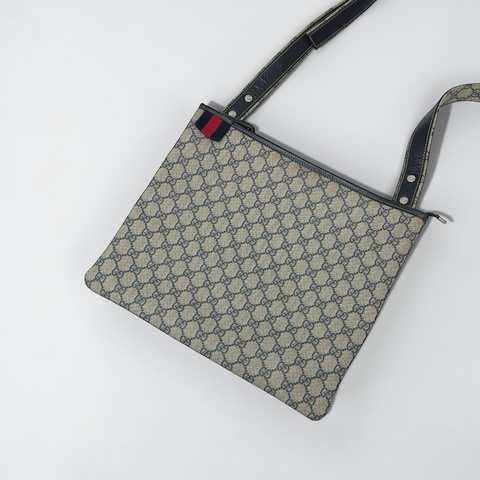 莉亞精品♡ Gucci 老花斜背包 二手美包