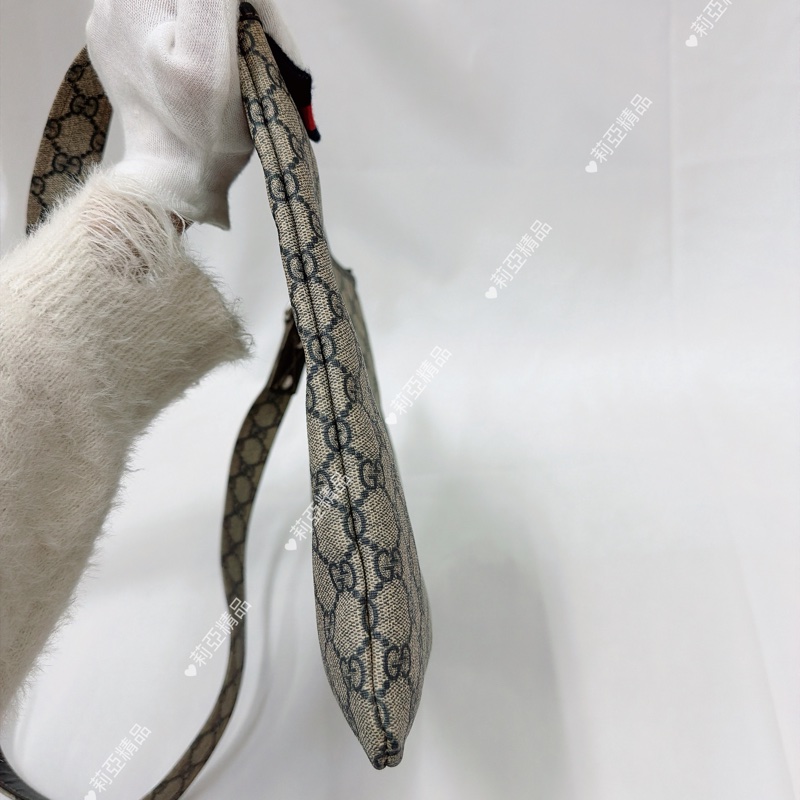 莉亞精品♡ Gucci 老花斜背包 二手美包-6