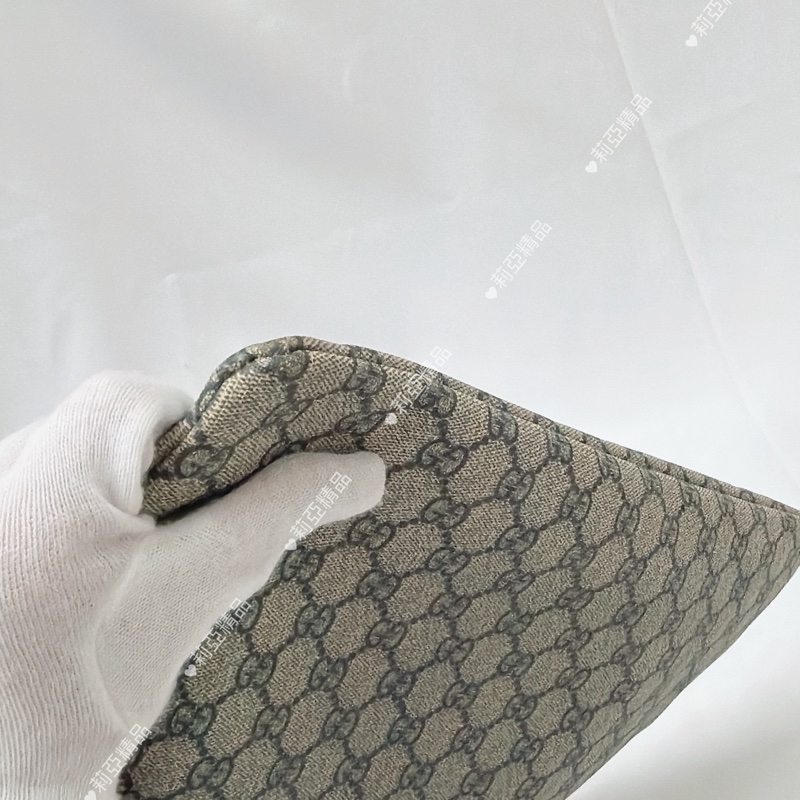 莉亞精品♡ Gucci 老花斜背包 二手美包-10