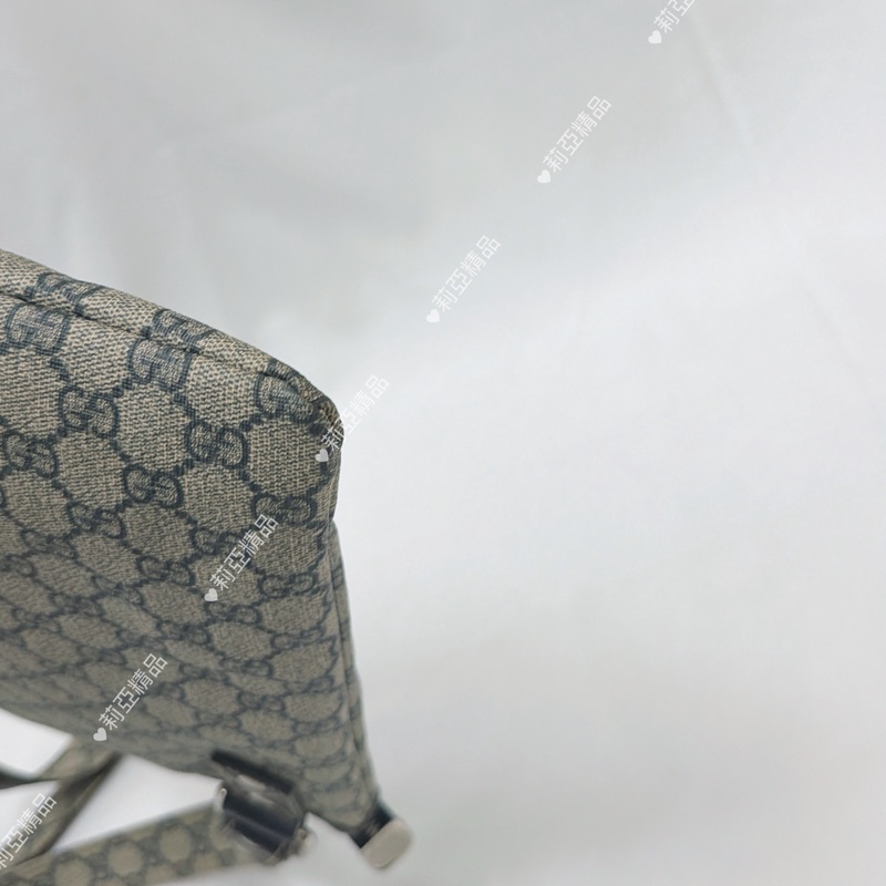 莉亞精品♡ Gucci 老花斜背包 二手美包-11