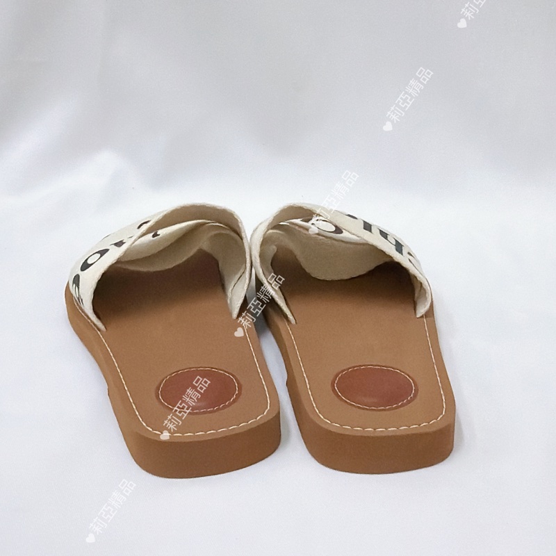 莉亞精品♡ Chloe 平底拖鞋#37 二手美鞋-4