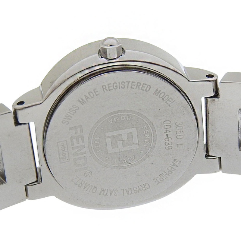 Fendi Olologi 女士腕錶,3050L 不鏽鋼錶殼,青銅石英機芯,指針式顯示,香檳金錶盤-6