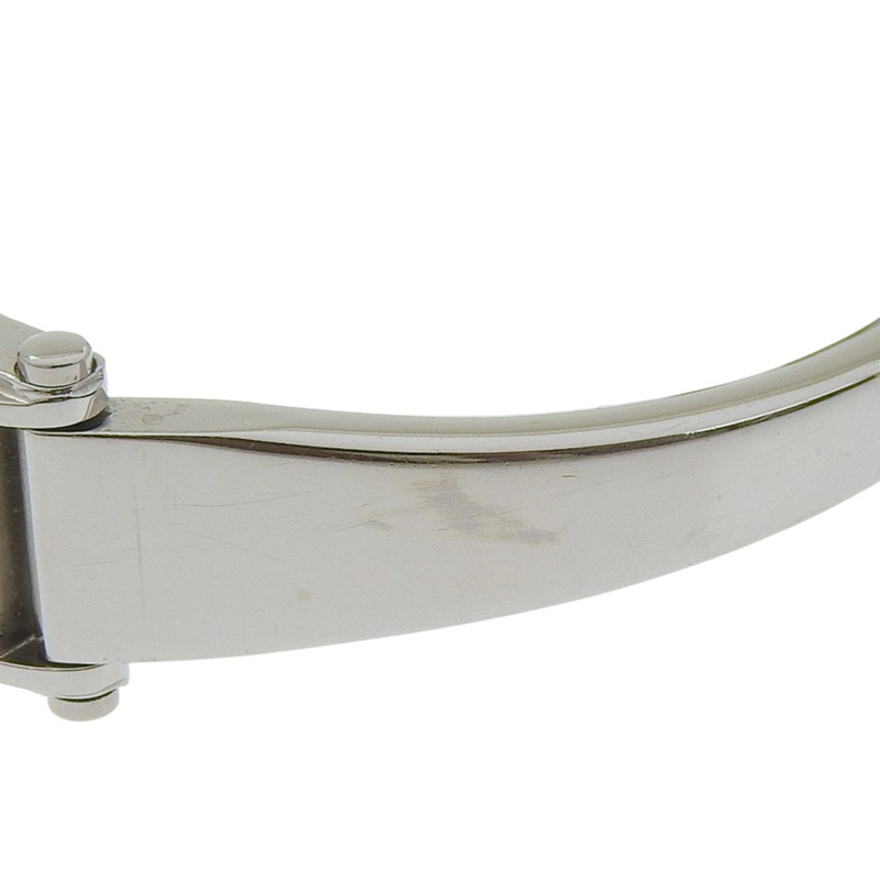 Gucci 1500L 女士不鏽鋼石英模擬腕錶,黑色錶盤-6