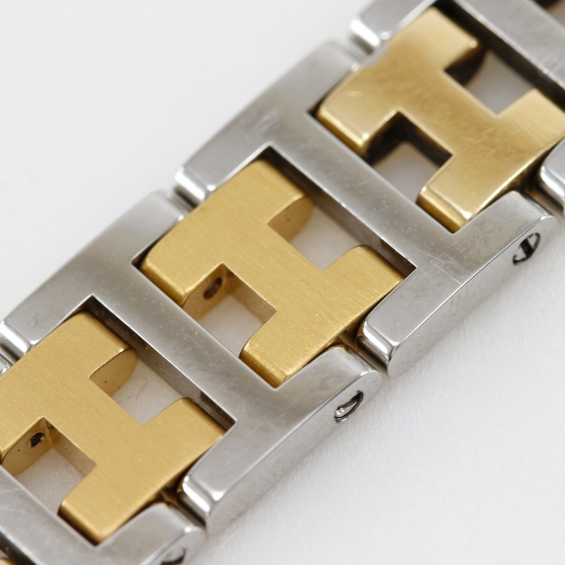 愛馬仕 Rally 腕錶 RA1.240,不鏽鋼錶殼,鍍金石英機芯,指針式顯示,女士錶盤-9