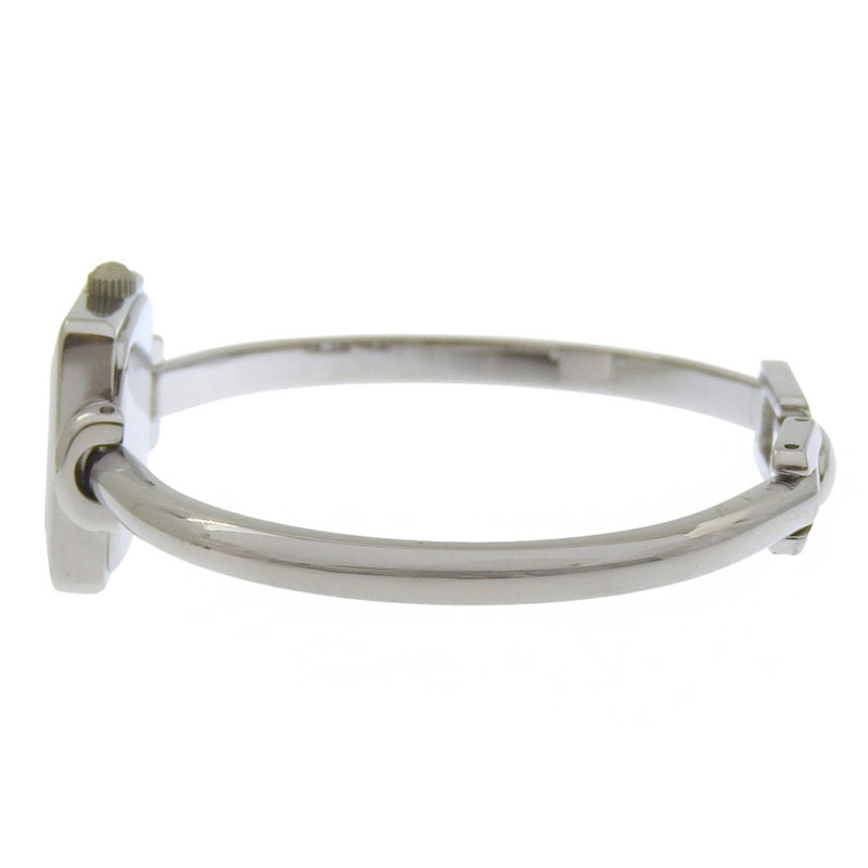 Gucci 女士 1900L 不鏽鋼石英模擬腕錶,黑色錶盤-3