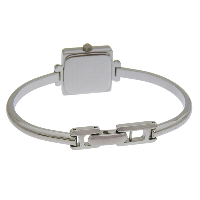 Gucci 女士 1900L 不鏽鋼石英模擬腕錶,黑色錶盤-4