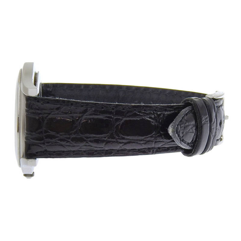 Gucci 5500M 女士不鏽鋼石英模擬腕錶，黑色錶盤-3