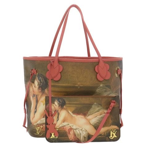 路易威登大師系列 Neverfull MM 手提包 BOUCHER 粉紅色 M43357 LV 67499SAM