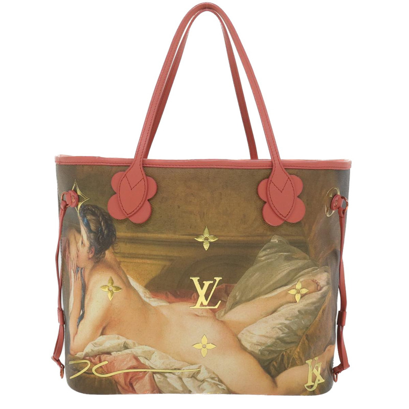 【日本直送】路易威登大師系列 Neverfull MM 手提包 BOUCHER 粉紅色 M43357 LV 67499SAM-1