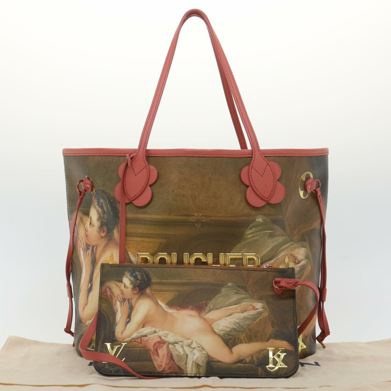 【日本直送】路易威登大師系列 Neverfull MM 手提包 BOUCHER 粉紅色 M43357 LV 67499SAM-11
