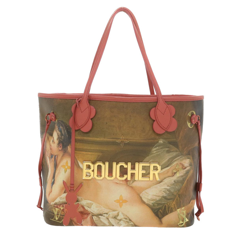 【日本直送】路易威登大師系列 Neverfull MM 手提包 BOUCHER 粉紅色 M43357 LV 67499SAM-12