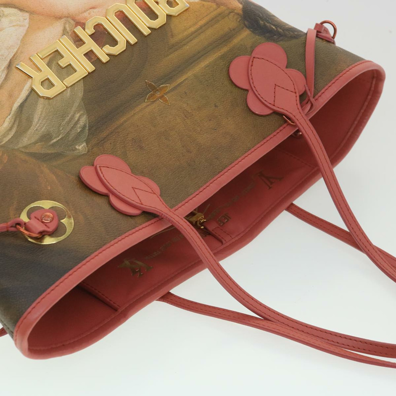 【日本直送】路易威登大師系列 Neverfull MM 手提包 BOUCHER 粉紅色 M43357 LV 67499SAM-13
