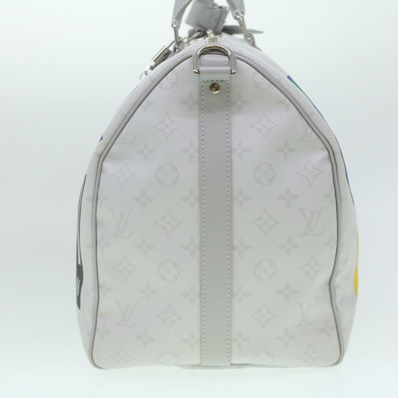 【日本直送】路易威登 Monogram Keepall Bandouliere 50 波士頓包 白色 M44643 LV 37882SAM-2