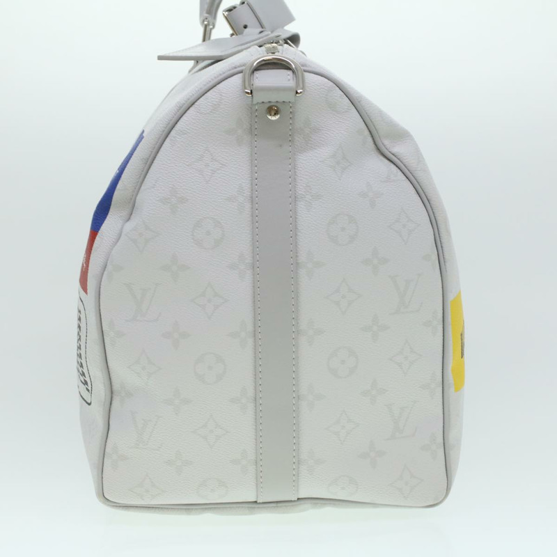 【日本直送】路易威登 Monogram Keepall Bandouliere 50 波士頓包 白色 M44643 LV 37882SAM-3