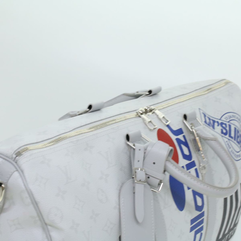 【日本直送】路易威登 Monogram Keepall Bandouliere 50 波士頓包 白色 M44643 LV 37882SAM-6