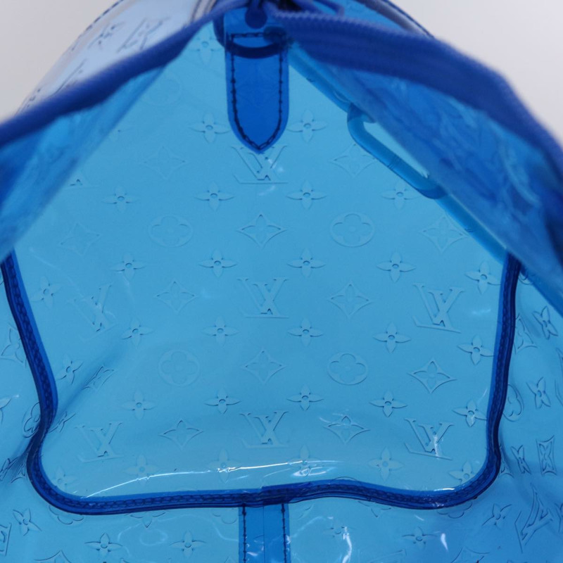 【日本直送】路易威登 Monogram Vinyl Keepall Bandouliere 50 旅行包 藍色 M53272 正品 46351SM-22