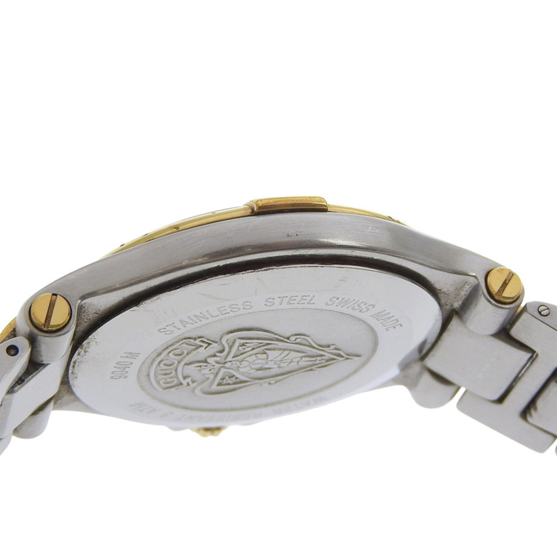 Gucci 男士 9040M 不鏽鋼石英錶,模擬顯示,黑色錶盤-5